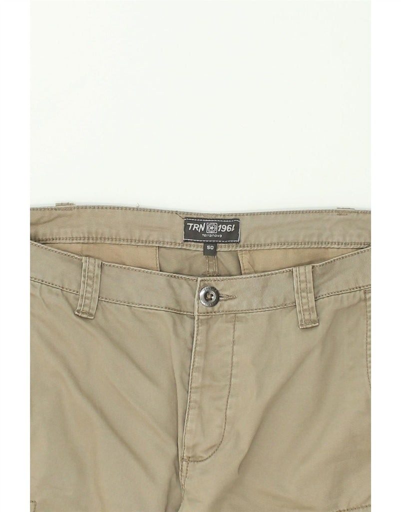 TERRANOVA Mens Cargo Shorts IT 50 Large W36 Beige | Vintage Terranova | Thrift | Second-Hand Terranova | Used Clothing | Messina Hembry 