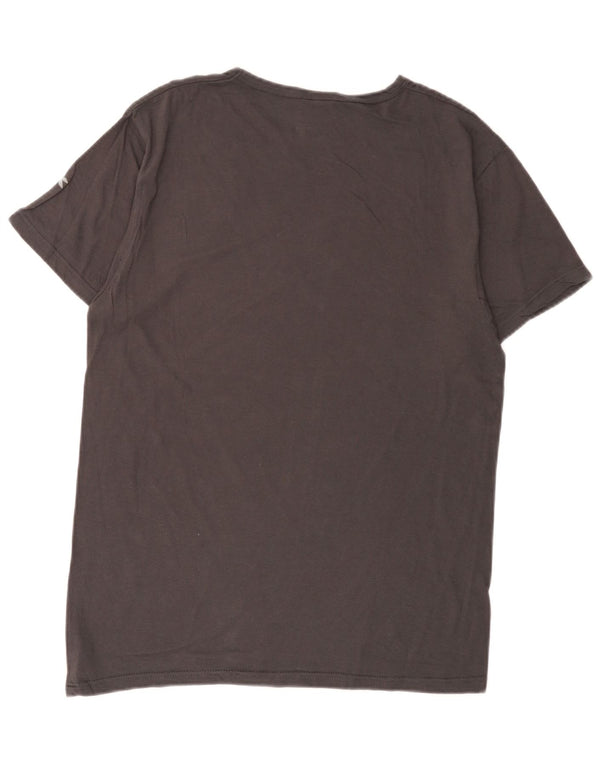 Diadora Womens T-Shirt Top UK 16 Large Grey Cotton