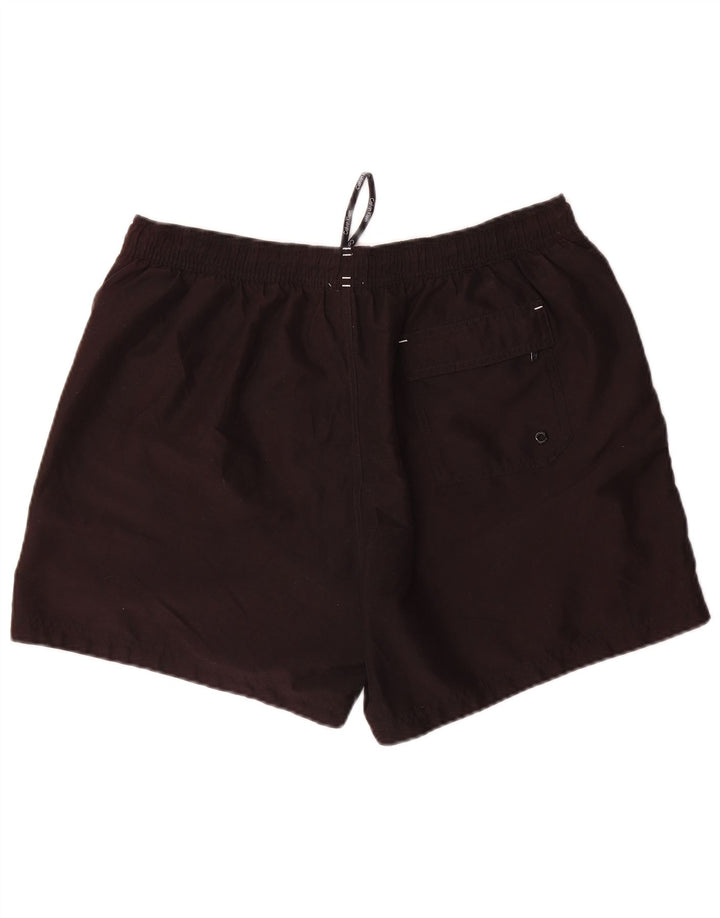 Calvin Klein Mens Graphic Swimming Shorts XL  Black Colourblock Polyester