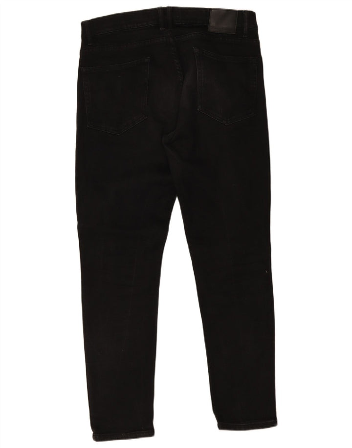 Zara Mens Slim Jeans EU 46 XL W36 L30 Black