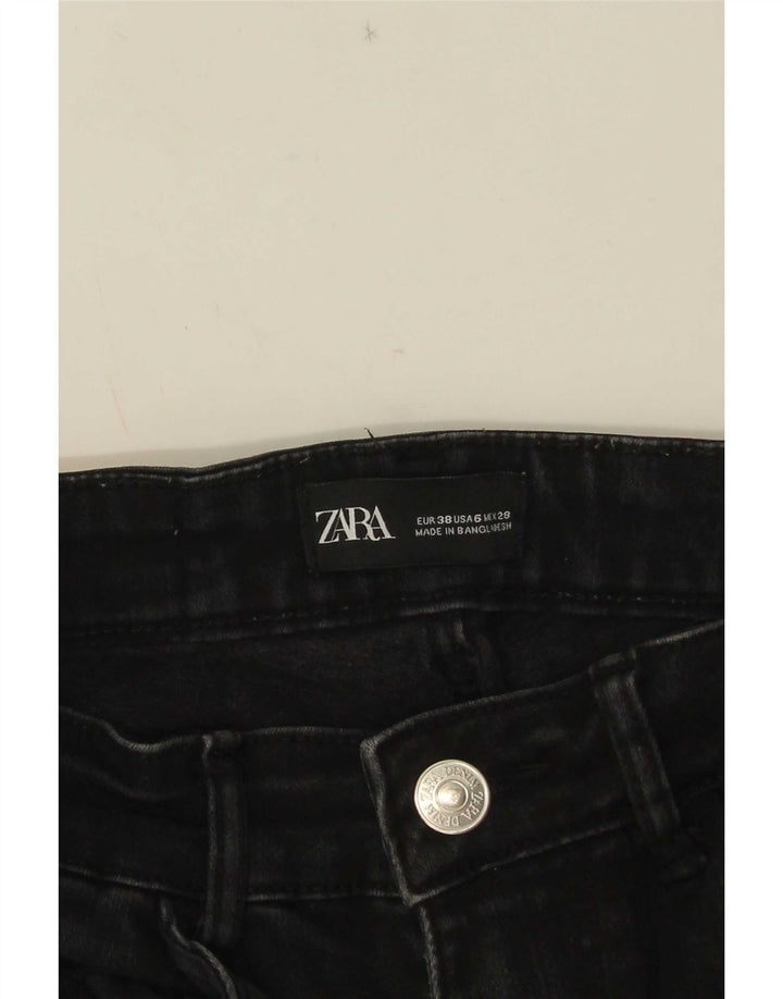 Zara Womens Slim Jeans EU 38 Small W28 L26 Black