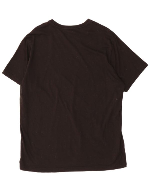 Eddie Bauer Mens T-Shirt Top XL Black Cotton