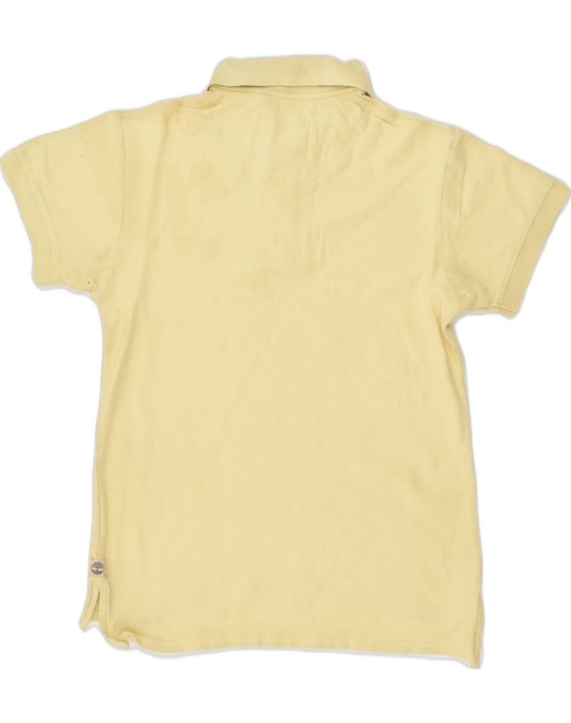 TIMBERLAND Mens Polo Shirt XS Beige Cotton | Vintage Timberland | Thrift | Second-Hand Timberland | Used Clothing | Messina Hembry 