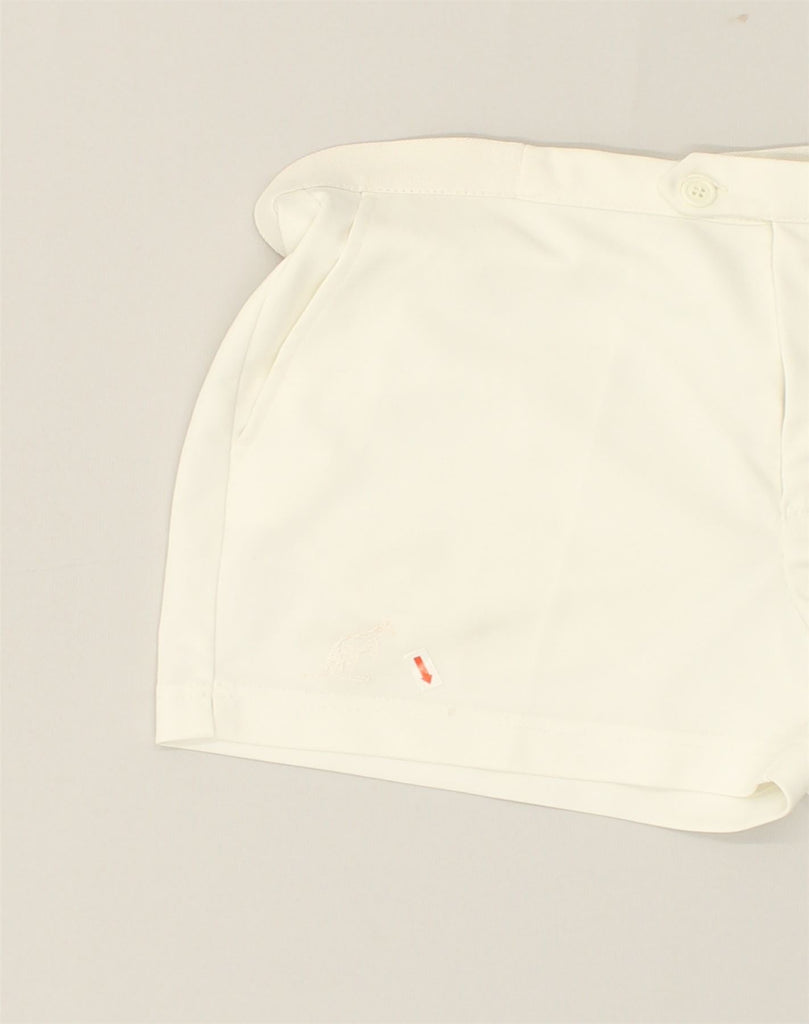 AUSTRALIAN L'ALPINA Mens Sport Shorts IT 52 XL White Polyester | Vintage AUSTRALIAN L'ALPINA | Thrift | Second-Hand AUSTRALIAN L'ALPINA | Used Clothing | Messina Hembry 