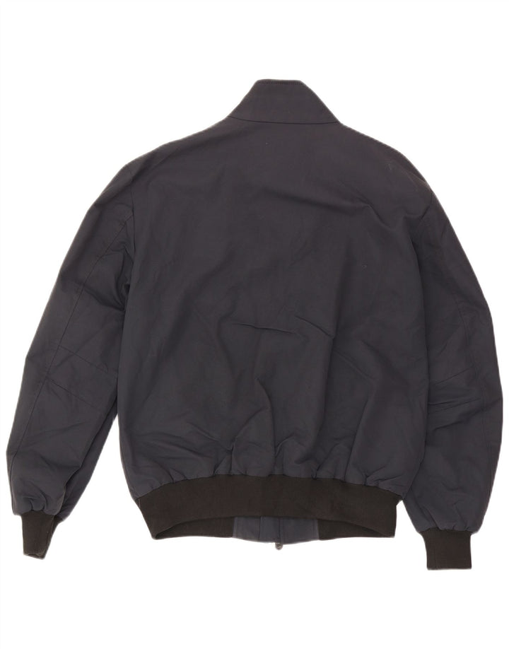 Murphy & Nye Mens Bomber Jacket UK 42 XL Navy Blue Cotton