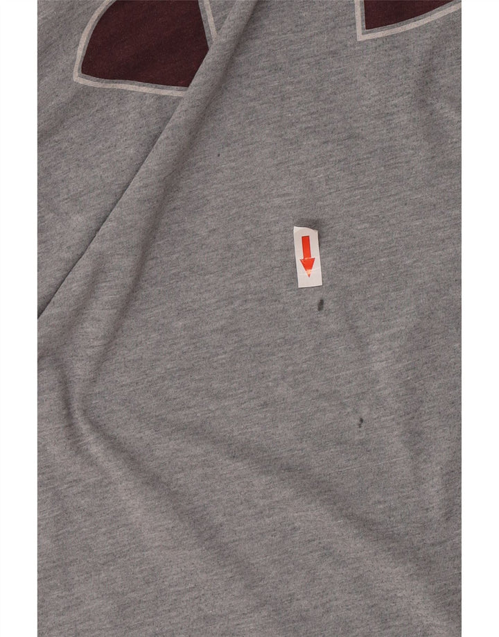 Under Armour Mens Heat Gear Graphic T-Shirt Top Medium Grey
