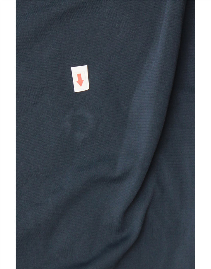 Fila Mens Tracksuit Trousers IT 52/54 Large Navy Blue Colourblock