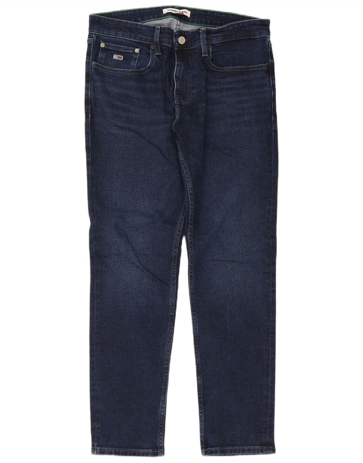 Tommy Hilfiger Mens Slim Jeans W32 L32 Blue Cotton