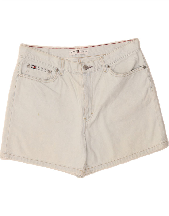 TOMMY HILFIGER Womens Denim Shorts W32 Large  Blue Cotton Vintage Tommy Hilfiger and Second-Hand Tommy Hilfiger from Messina Hembry 