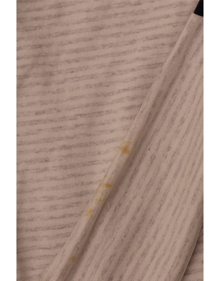 MAGIC Mens San Francisco Graphic Sweatshirt Jumper Large Grey Striped