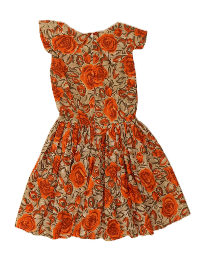 BENETTON Womens Sleeveless Sundress UK 12 Medium Multicoloured Floral Vintage Benetton and Second-Hand Benetton from Messina Hembry 