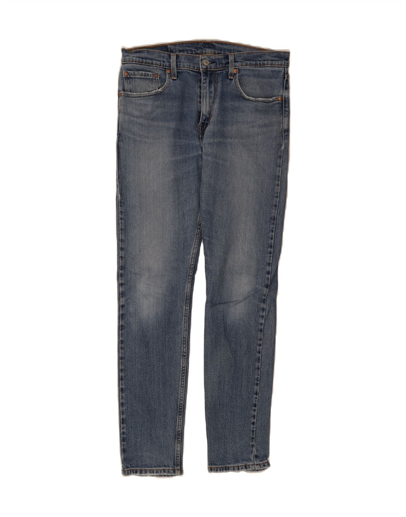 LEVI'S Mens 512 Slim Tapered Jeans W32 L34 Blue Cotton Vintage Levi's and Second-Hand Levi's from Messina Hembry 