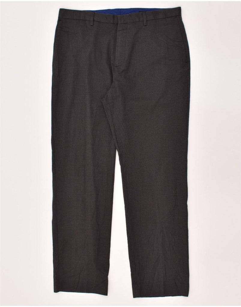 BANANA REPUBLIC Mens NON - IRON Slim Fit Chino Trousers W36 L32 Grey | Vintage Banana Republic | Thrift | Second-Hand Banana Republic | Used Clothing | Messina Hembry 