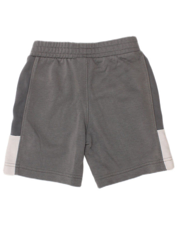 Nike Boys Graphic Sport Shorts 3-4 Years XS Grey Colourblock Cotton