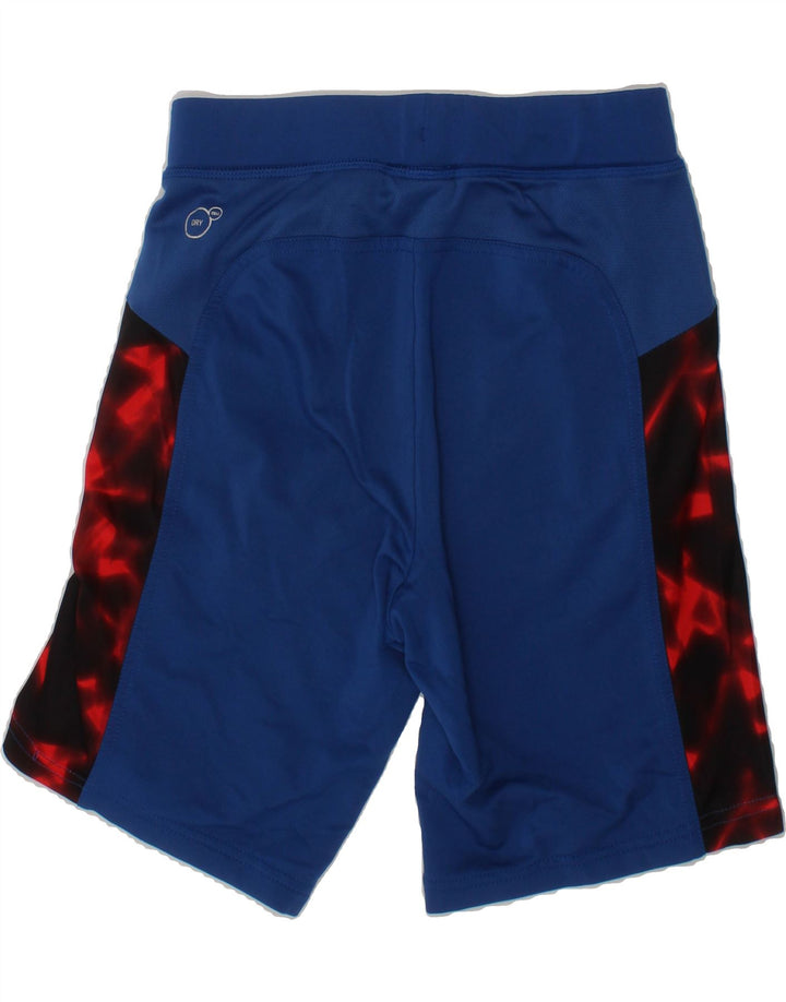 PUMA Boys Sport Shorts 7-8 Years Small  Blue Colourblock Vintage Puma and Second-Hand Puma from Messina Hembry 