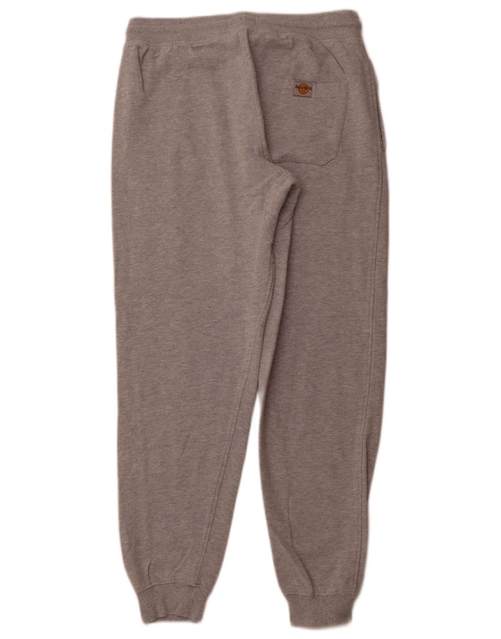 Hard Rock Womens Tracksuit Trousers Joggers UK 14 Medium  Grey Cotton