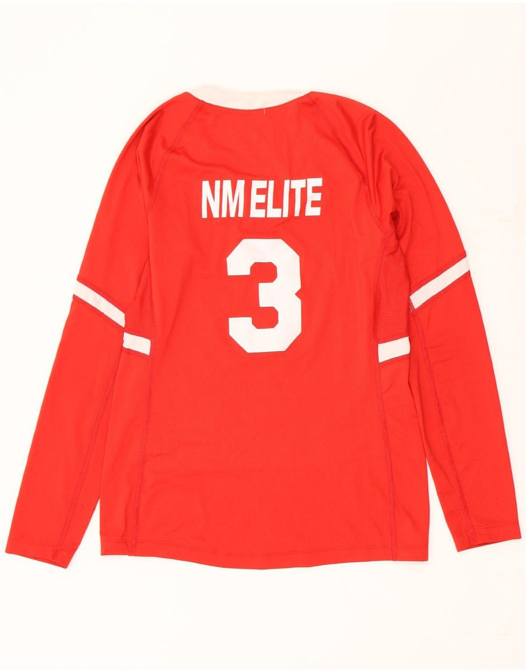 Nike Mens Graphic Top Long Sleeve Small Red Polyester