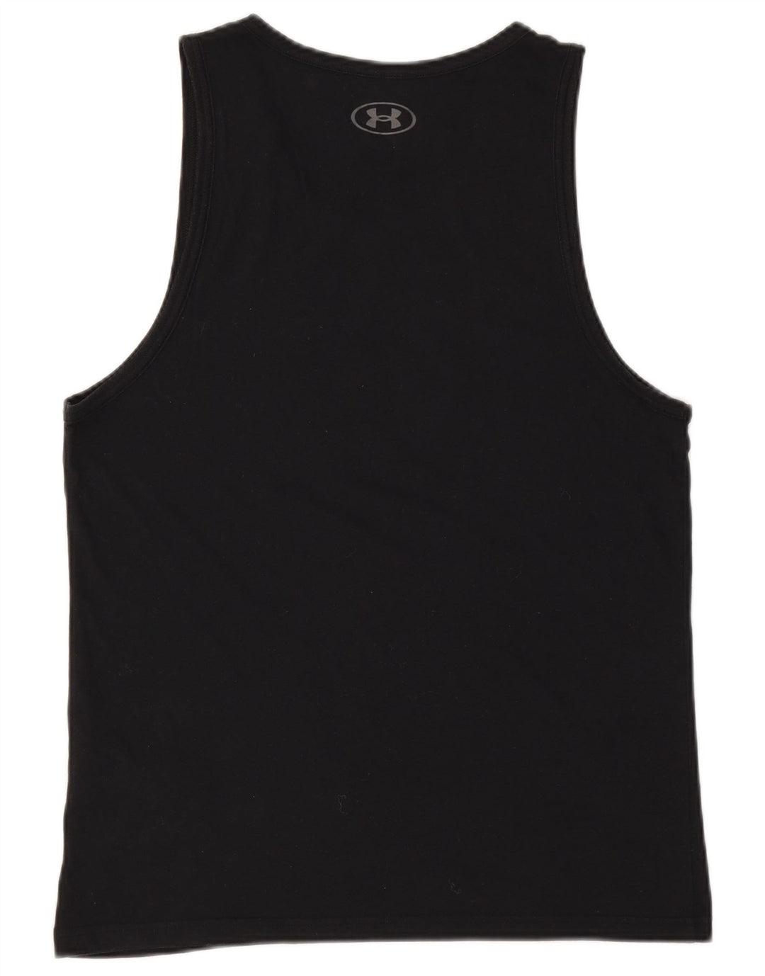 UNDER ARMOUR Mens Heat Gear Graphic Vest Top Medium Black Cotton