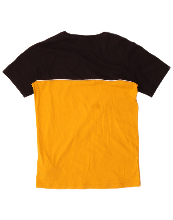 Champion Boys Graphic T-Shirt Top 13-14 Years XL Black Colourblock Cotton