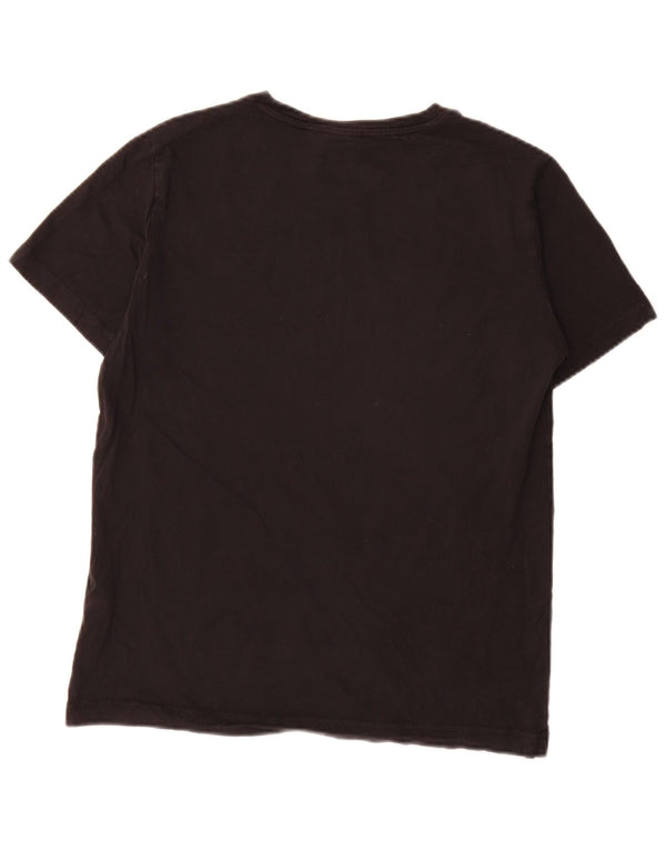 Champion Womens T-Shirt Top UK 18 XL Black Cotton