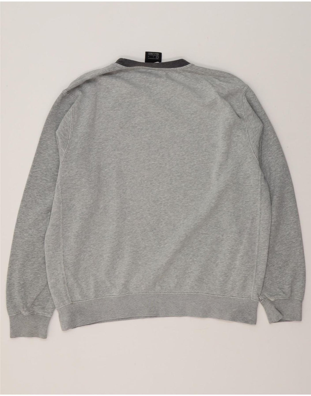 NIKE Mens Sweatshirt Jumper Large Grey Cotton