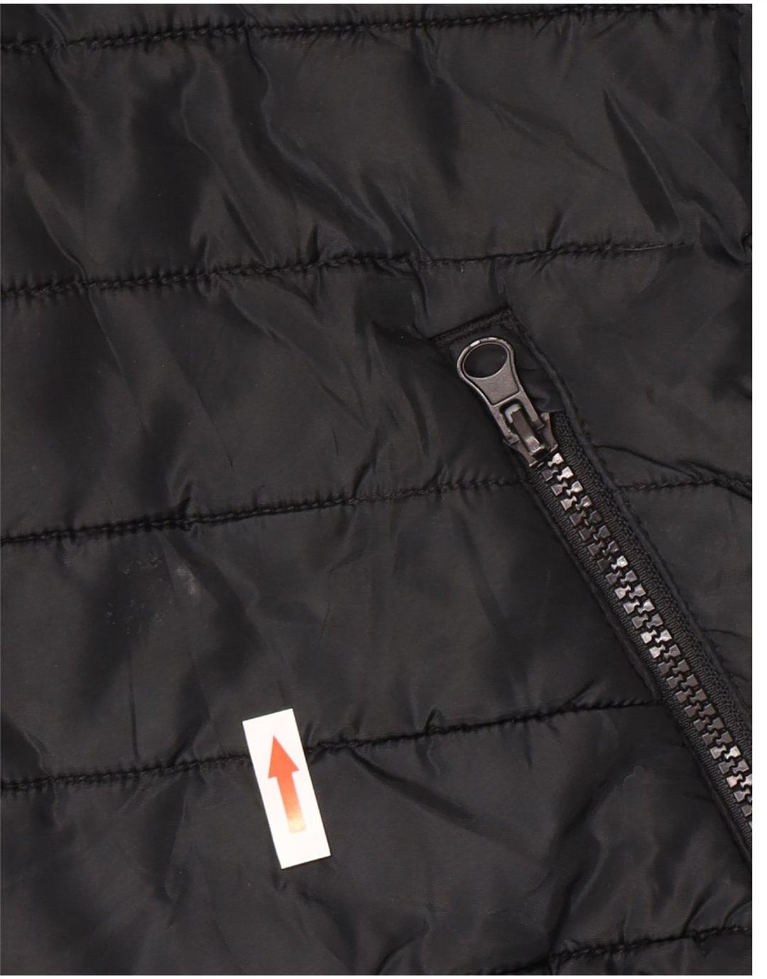Jack & Jones Mens Hooded Padded Gilet UK 40 Large Black Polyester