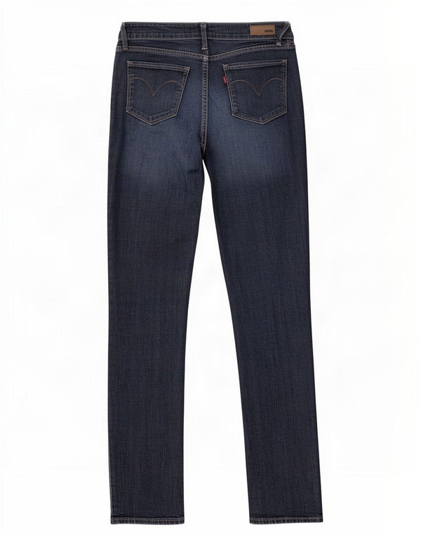 Levi's Womens Demi Curve Straight Jeans US 6 Medium W28 L30 Blue