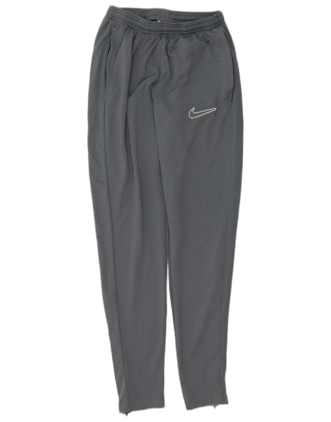 Nike Mens Dri Fit Tracksuit Trousers Small Grey Polyester