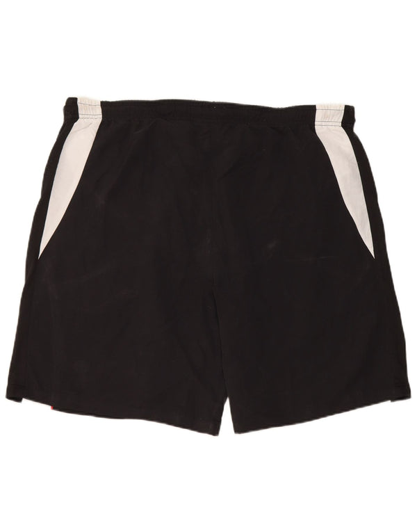 Lotto Mens Sport Shorts 2XL Black Colourblock Polyester