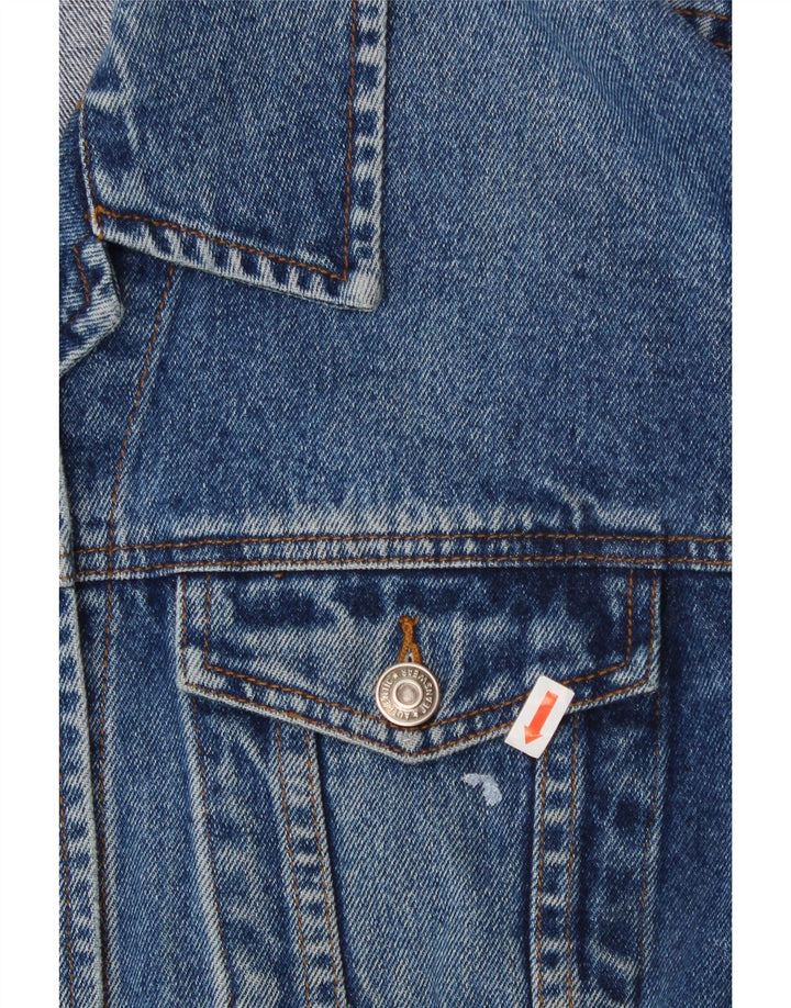 ST. BERNARD Womens Oversized Denim Jacket UK 16 Large Blue Cotton Vintage St. Bernard and Second-Hand St. Bernard from Messina Hembry 