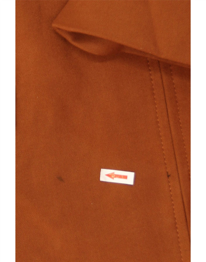 Zara Womens Overcoat UK 18 XL Brown Polyester