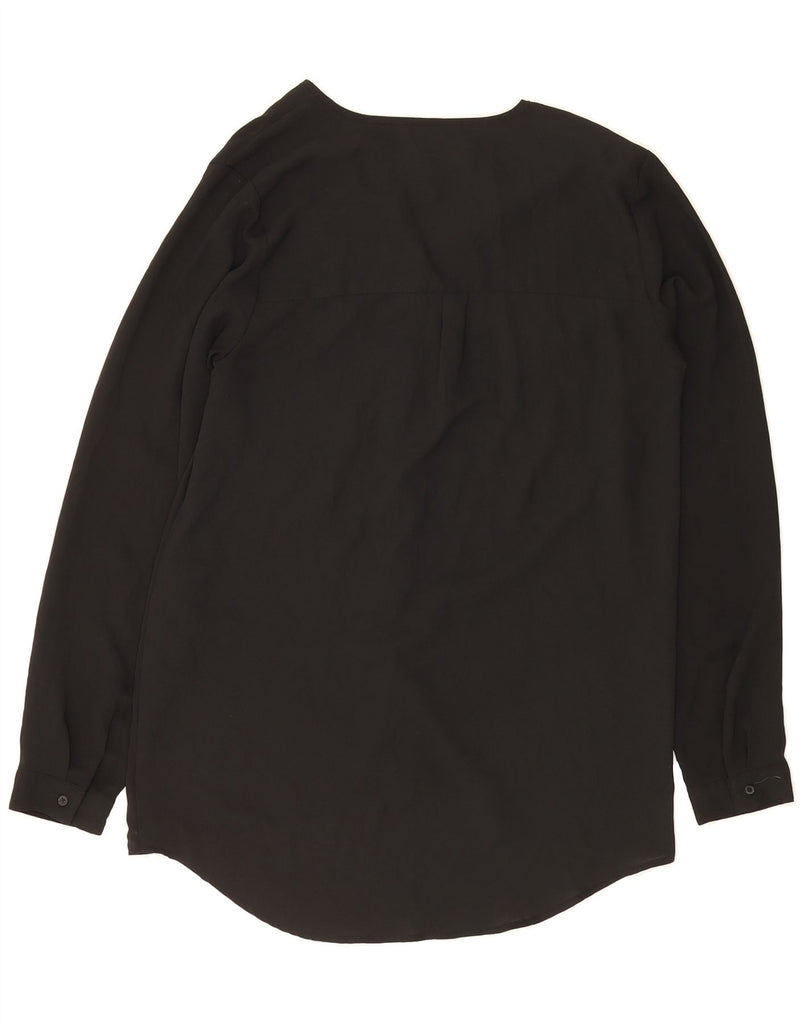 MOSSIMO Womens Oversized Shirt Blouse UK 10 Small Black Polyester Vintage Mossimo and Second-Hand Mossimo from Messina Hembry 