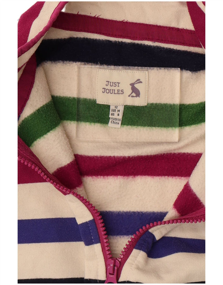 JOULES Womens Sweatshirt Jumper UK 12 Medium  Multicoloured Striped