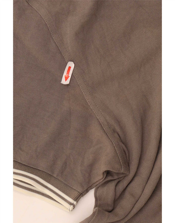 Fred Perry Mens Polo Shirt Large Grey Cotton