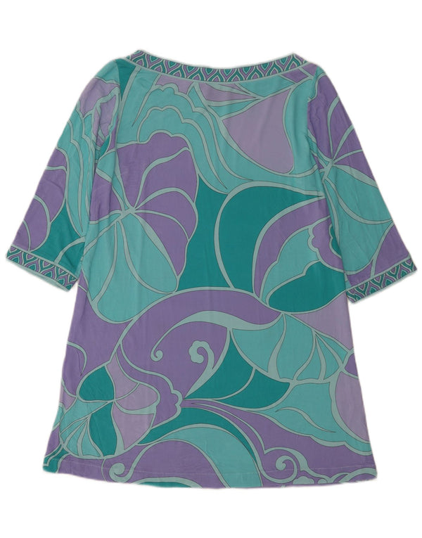 Luisa Spagnoli Womens Abstract Pattern Tunic Dress UK 10 Small Multicoloure