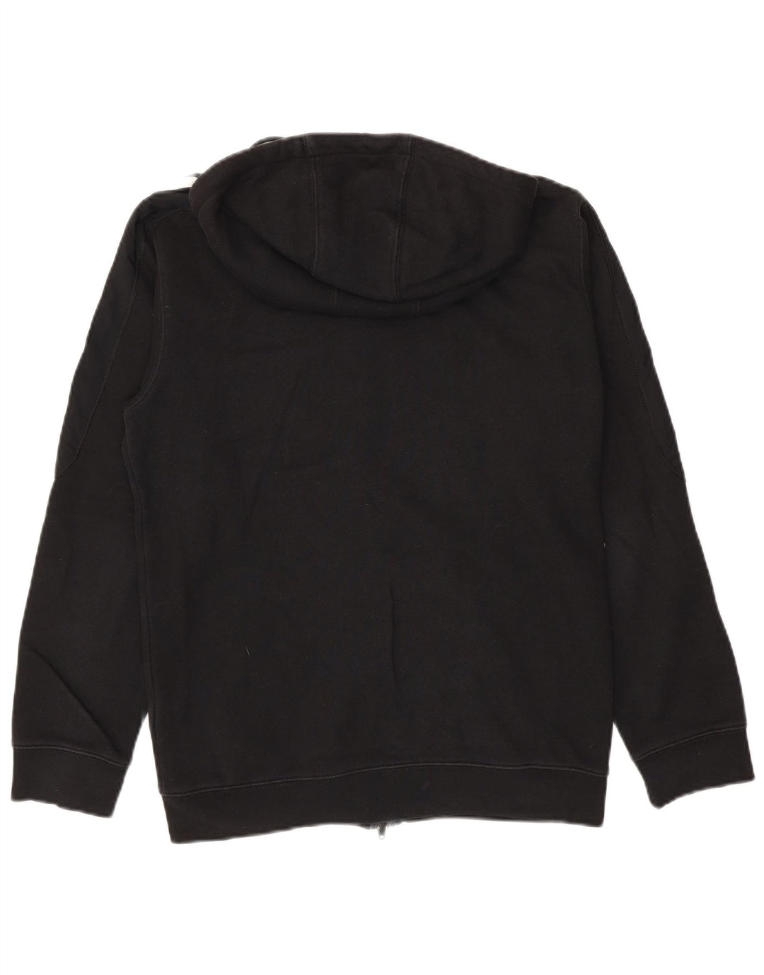 Adidas Mens Zip Hoodie Sweater Small Black Cotton