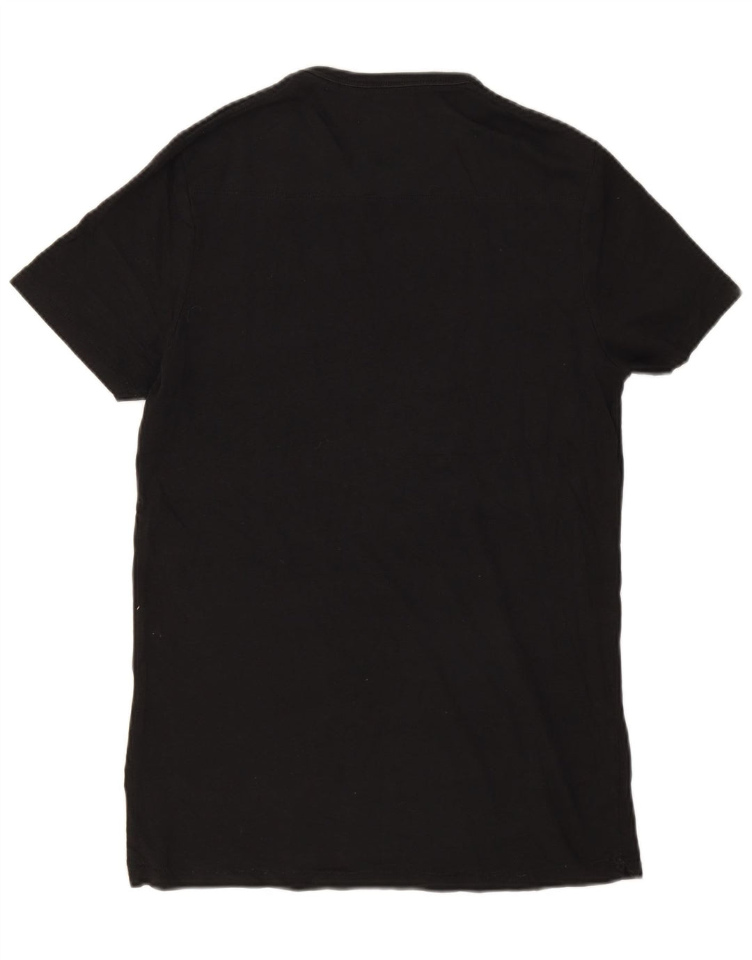 French Connection Mens T-Shirt Top Medium Black Cotton