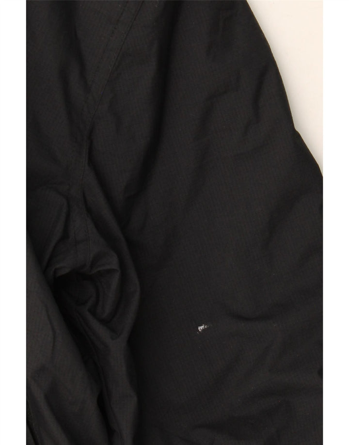 Superdry Mens Graphic Hooded Windbreaker Jacket UK 42 XL Black Polyester