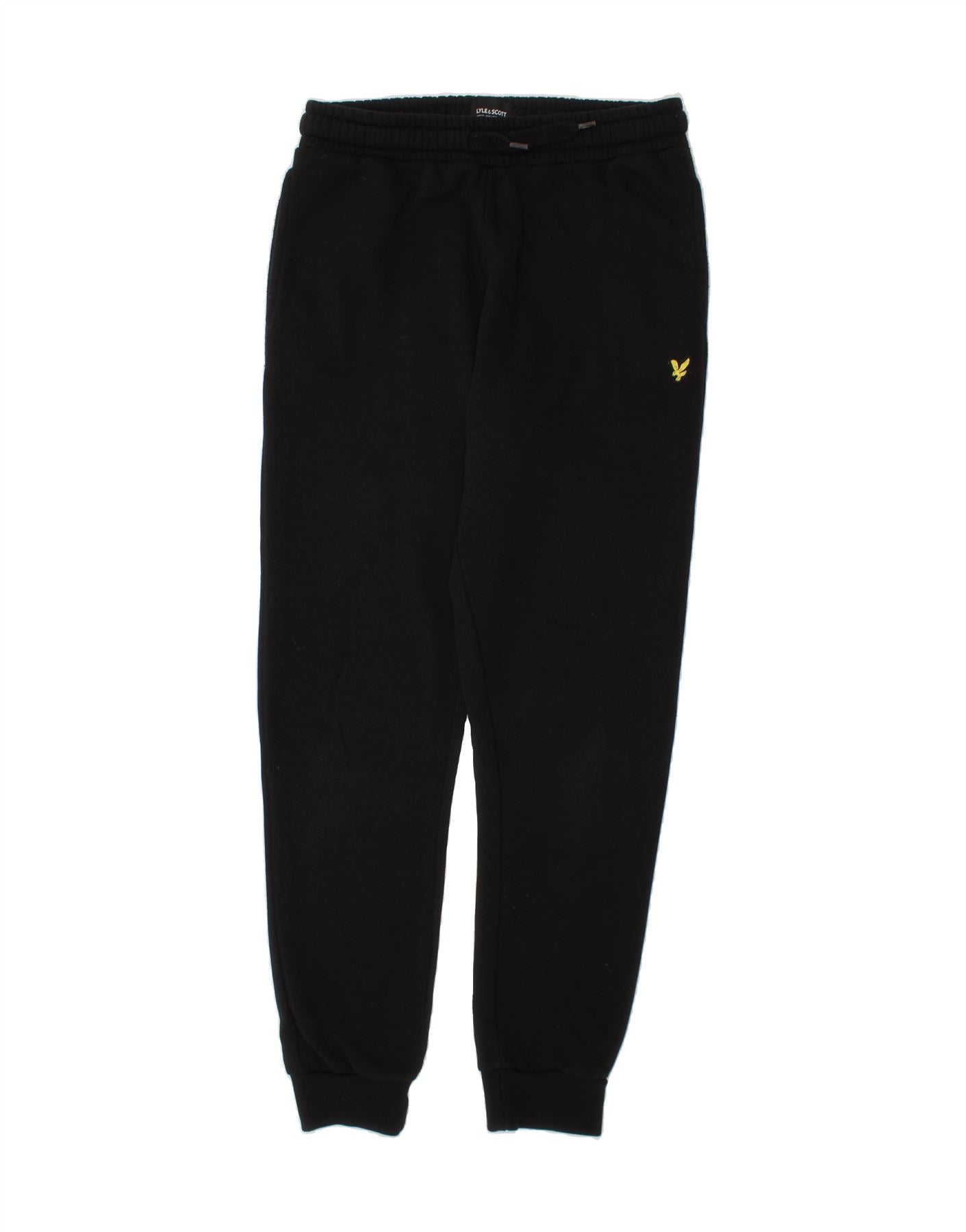 LYLE SCOTT Boys Tracksuit Trousers Joggers 12-13 Years Black