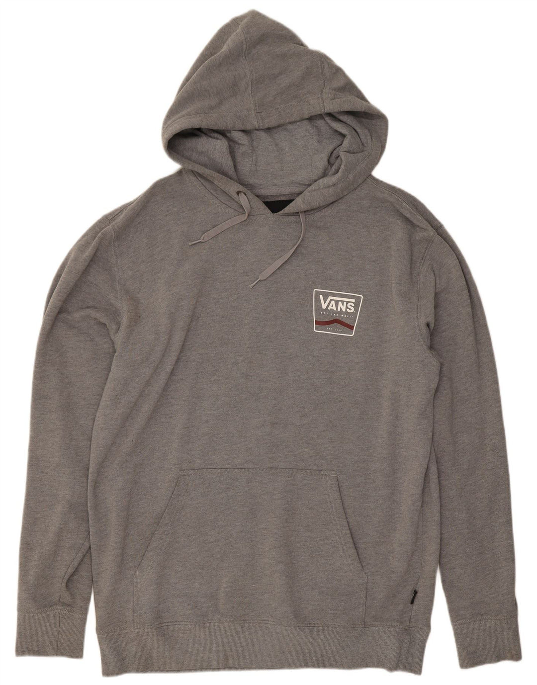 Vans Mens Graphic Hoodie Jumper Medium Grey