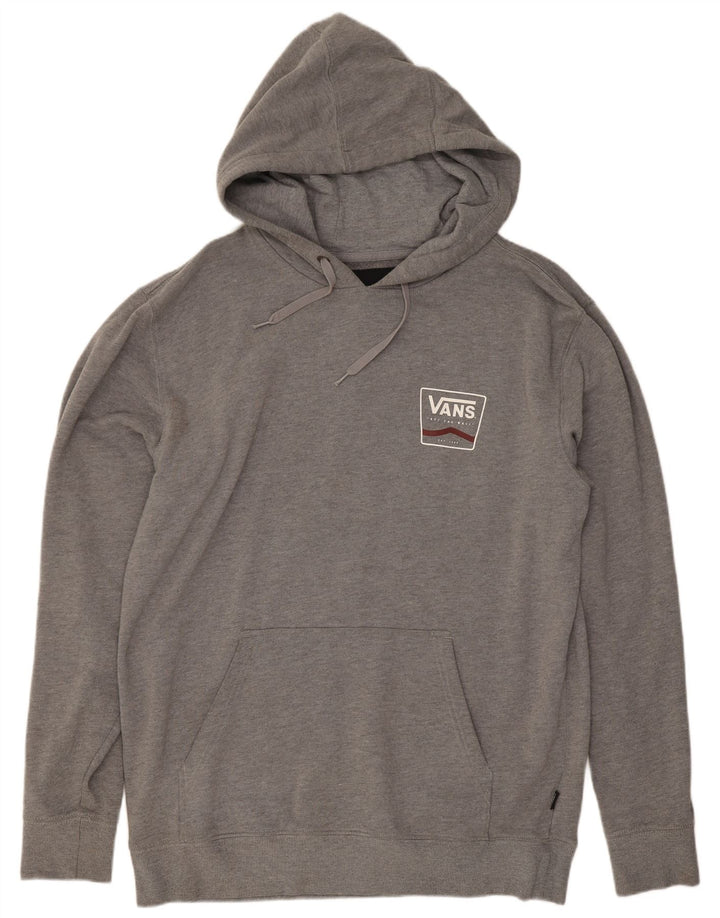 Vans Mens Graphic Hoodie Jumper Medium Grey