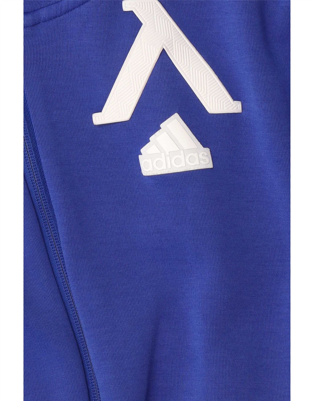 Adidas Mens Graphic Zip Hoodie Sweater Small Blue
