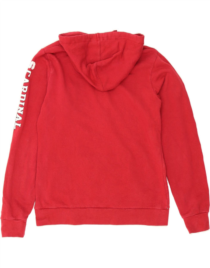 CHAMPION Mens Graphic Hoodie Jumper Large Red Cotton Vintage Champion and Second-Hand Champion from Messina Hembry 