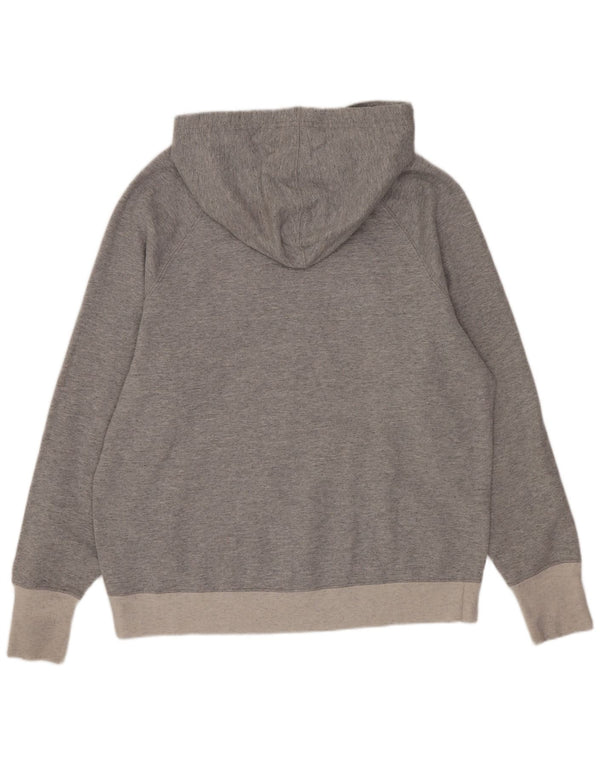Champion Womens Graphic Hoodie Jumper UK 16 Large Grey