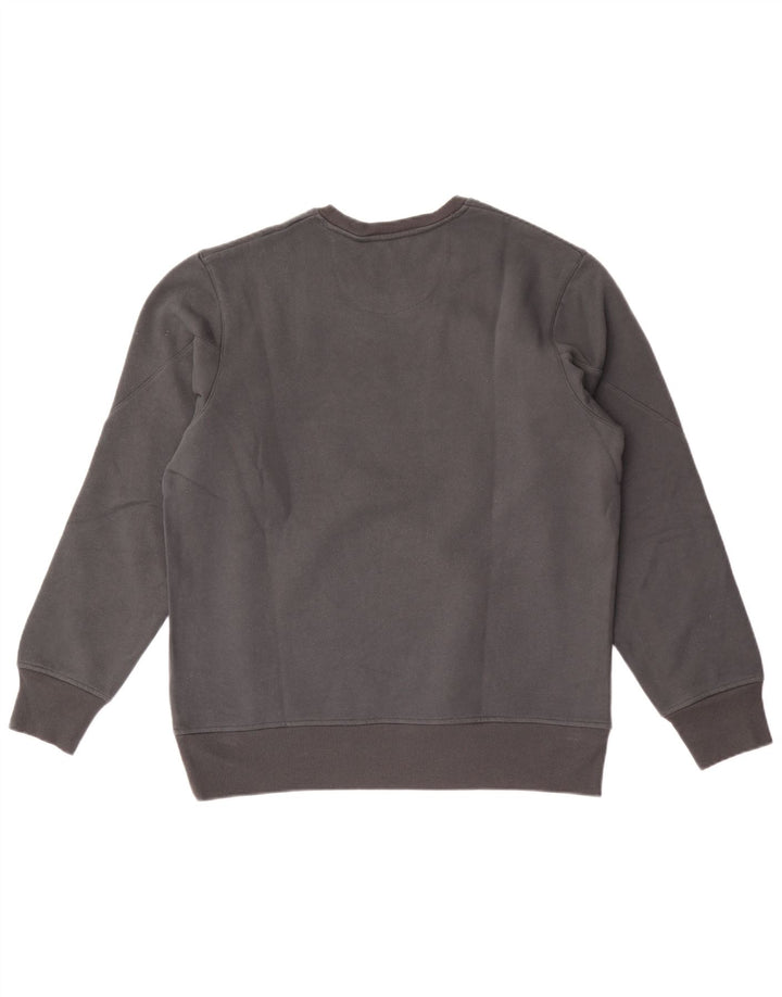 Reebok Mens Graphic Sweatshirt Jumper Medium Grey Cotton