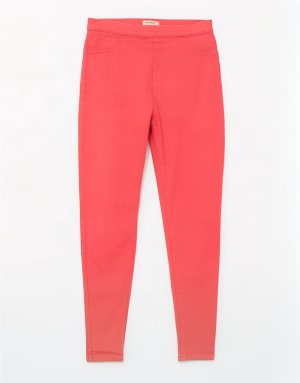 Marks & Spencer Womens Jegging Jeans UK 14 Large W32 L28 Red Cotton