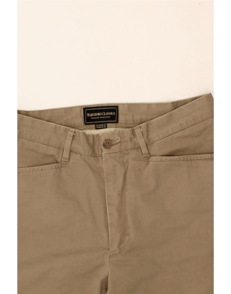 MARLBORO CLASSICS Mens Straight Casual Trousers EU 50 Large W32 L29 Beige | Vintage Marlboro Classics | Thrift | Second-Hand Marlboro Classics | Used Clothing | Messina Hembry 