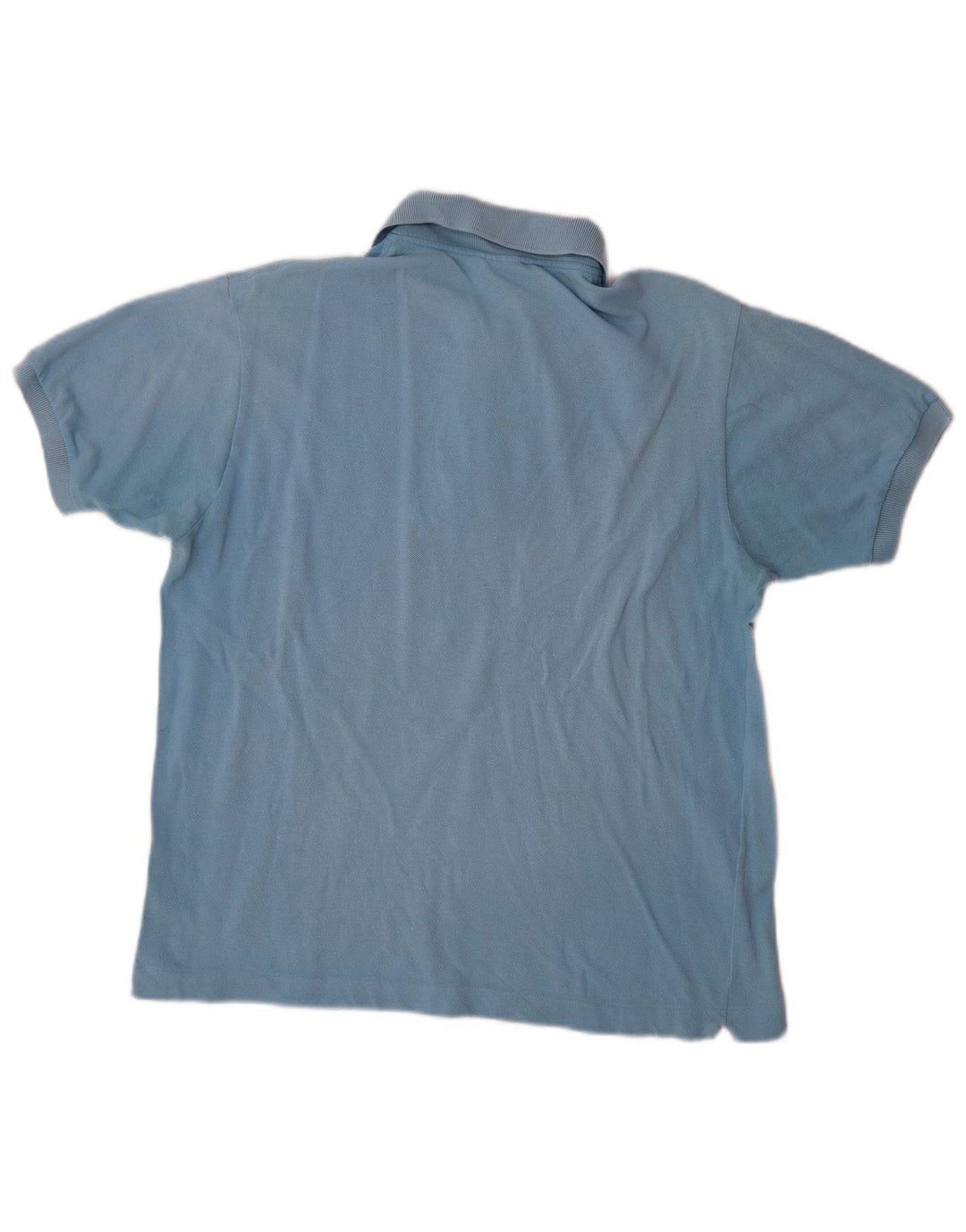 Lacoste Mens Polo Shirt Size 4 Medium Blue Cotton