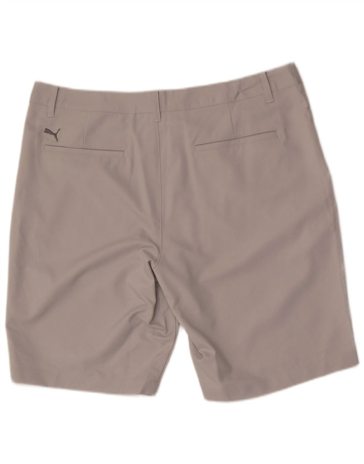 PUMA Mens Chino Shorts W36 Large Grey Polyester