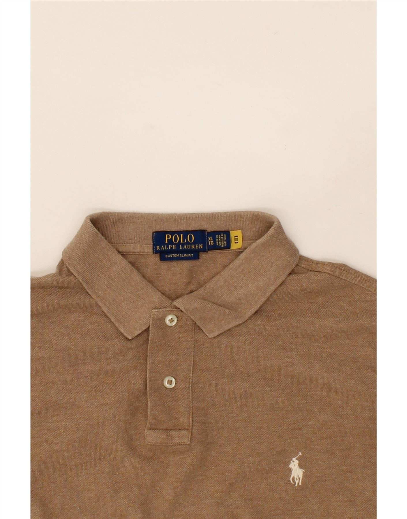 Mens brown ralph lauren polo shirt on sale